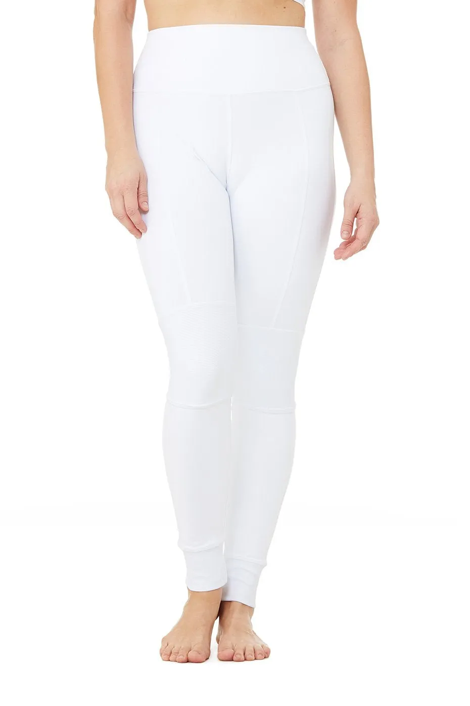 High-Waist Avenue Legging - White