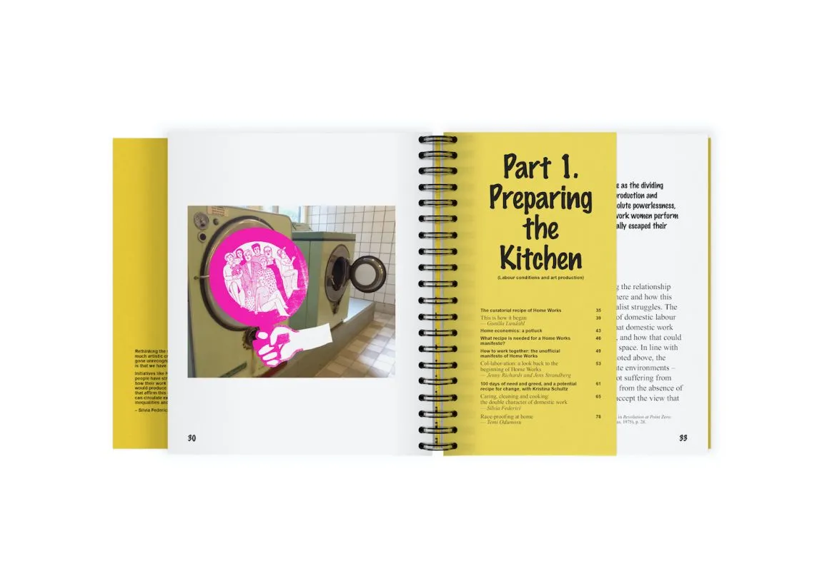 (Home Works) – A Cooking Book: Recipes for Organising with Art and Domestic Work