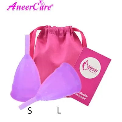 Hot Sale Vaginal Menstrual Cup and Sterilizer Cup Sterilizing Collapsible Cups Flexible to Clean Recyclable Camping Foldable Cup