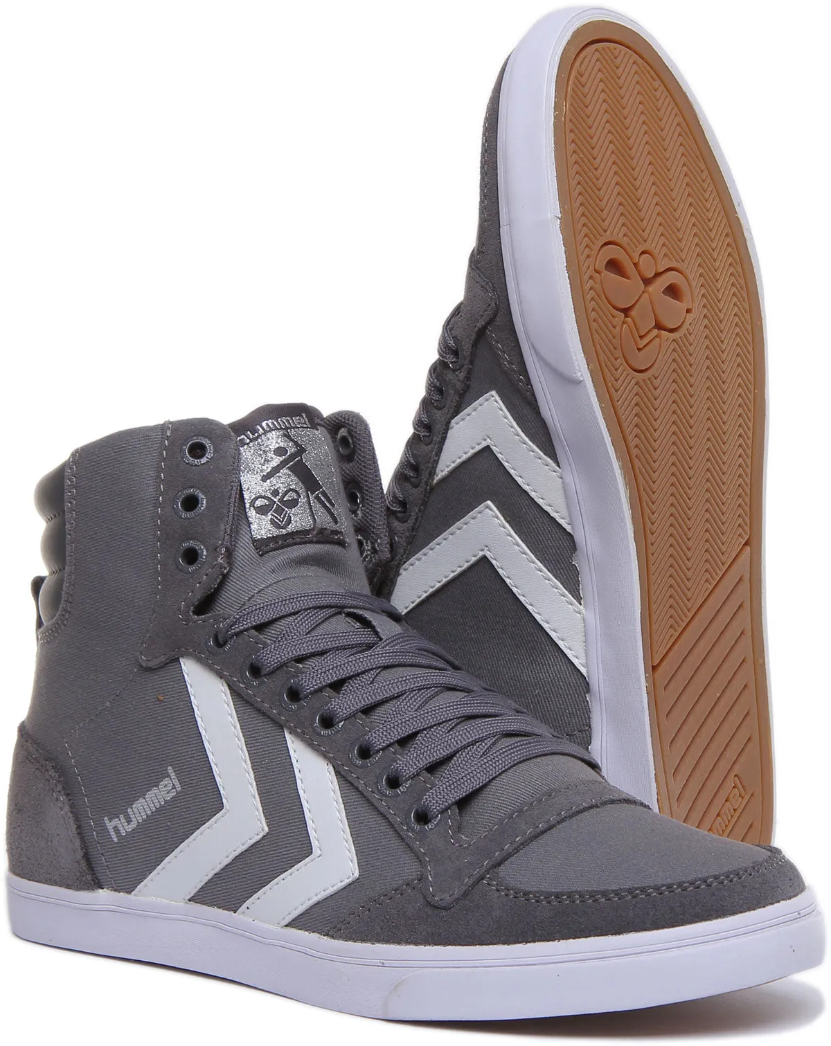 Hummel Slimmer Sta Hi In Grey White