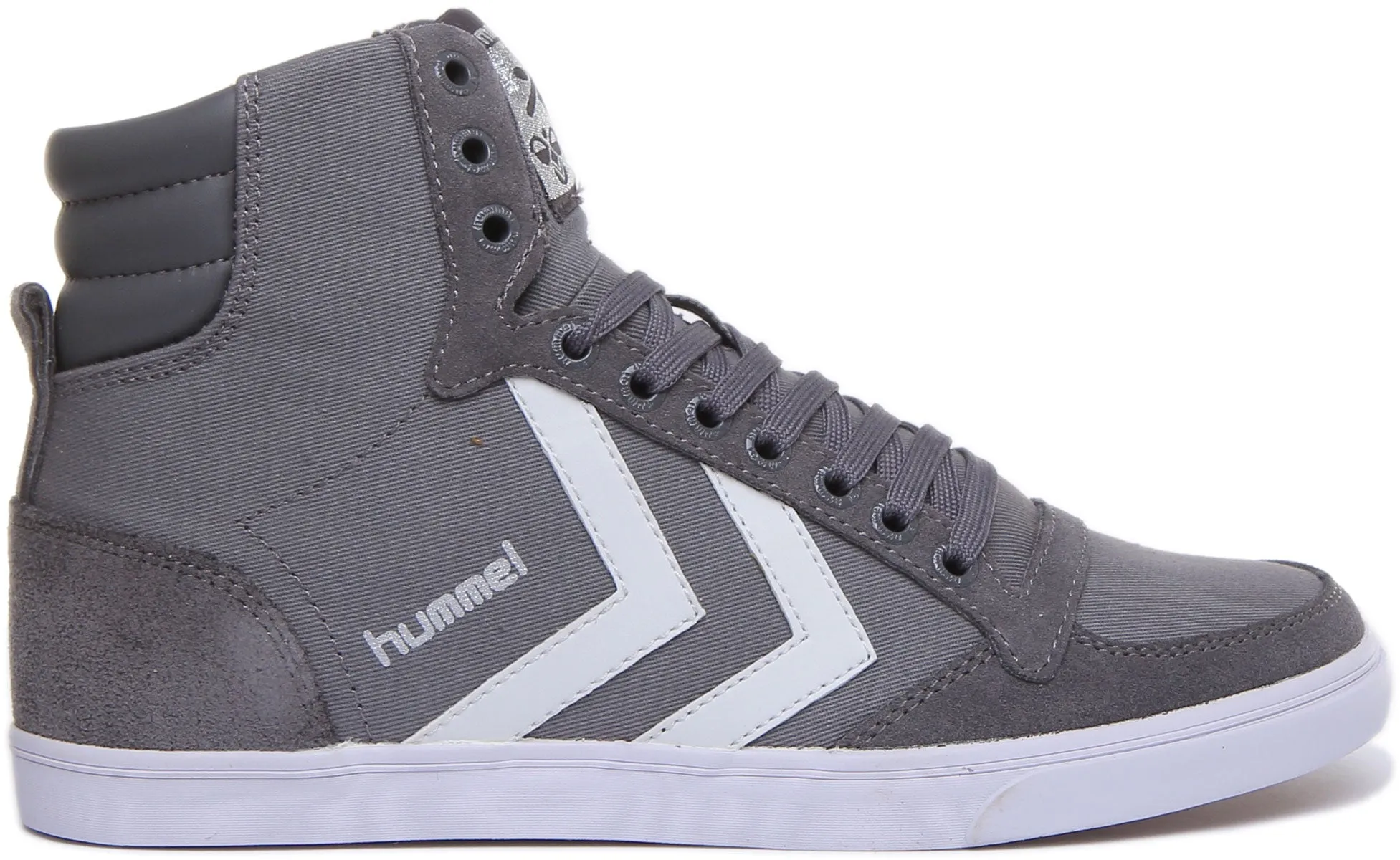 Hummel Slimmer Sta Hi In Grey White