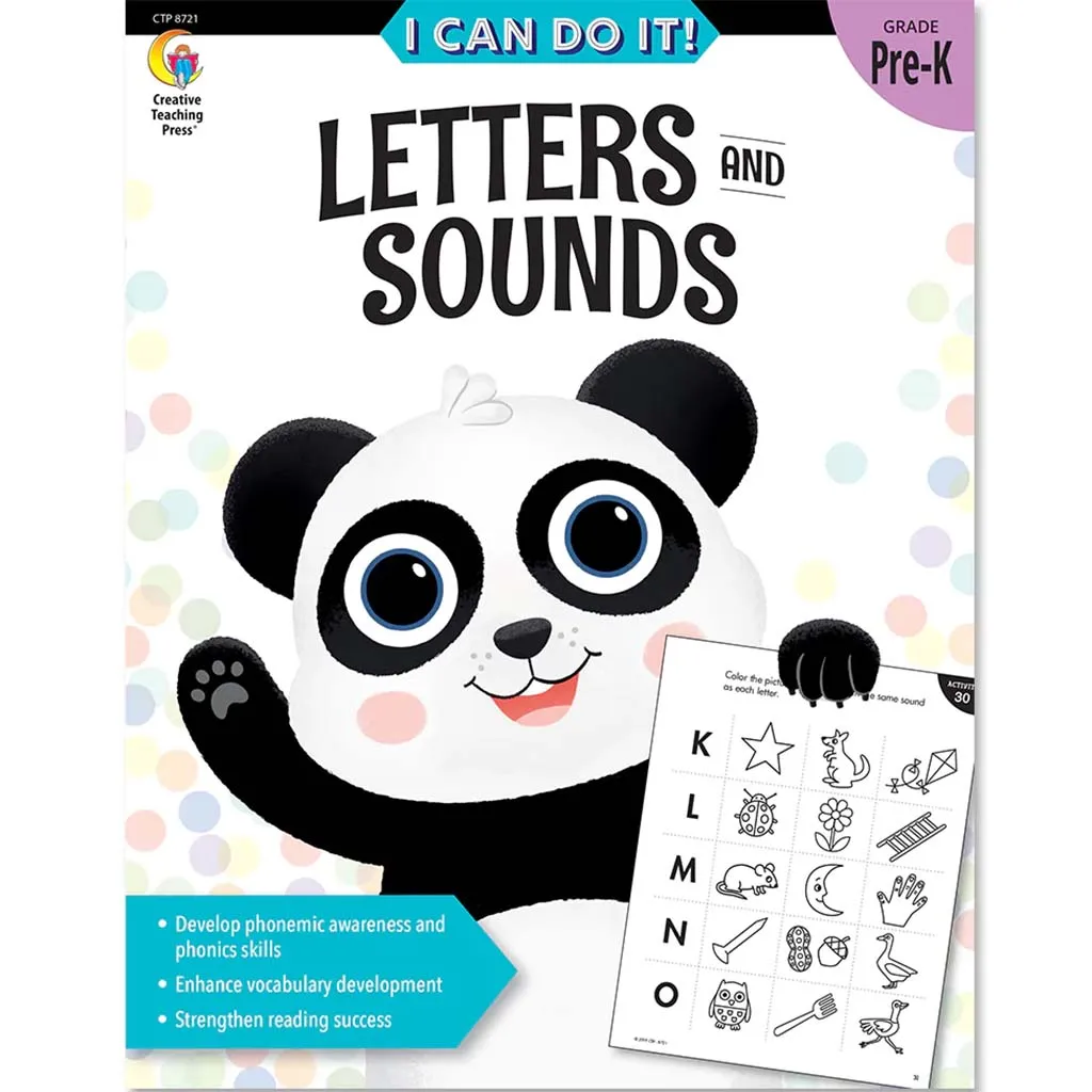 I Can Do It! Letters and Sounds