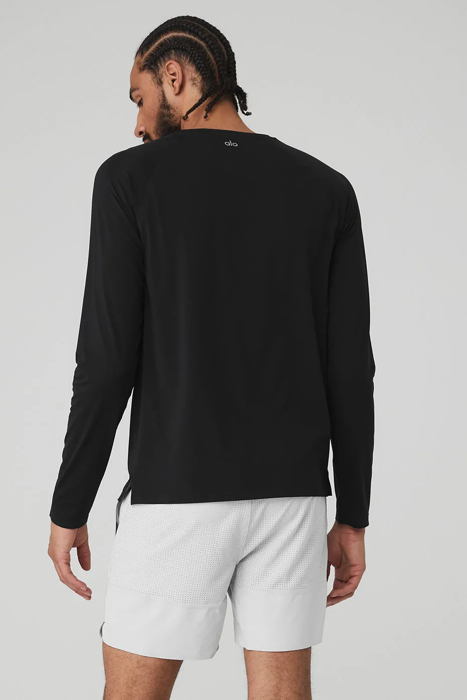 Idol Long Sleeve Performance Tee - Black