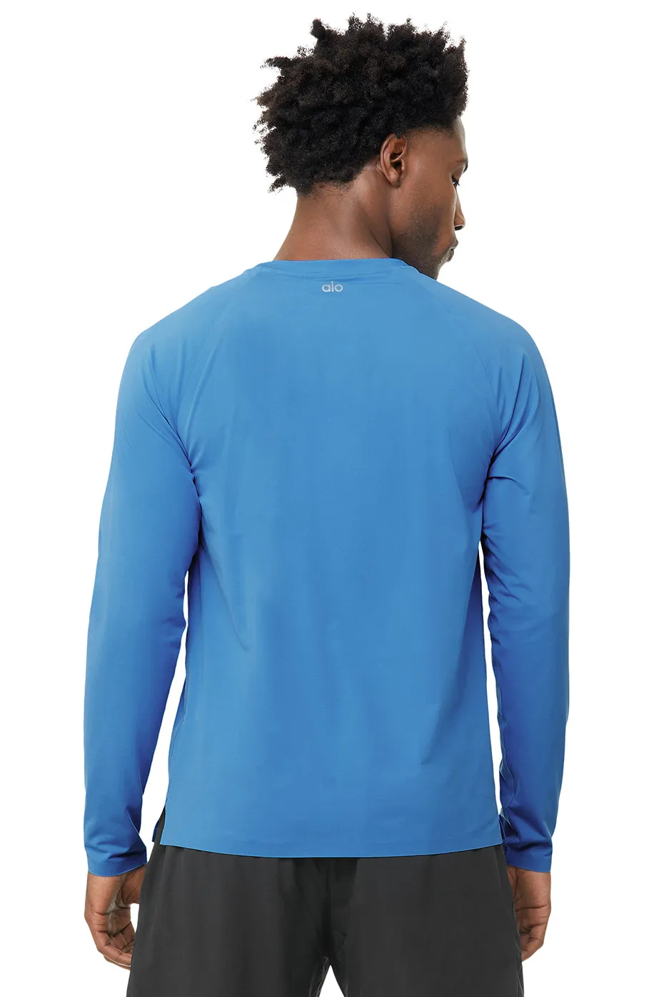 Idol Long Sleeve Performance Tee - Primary Blue