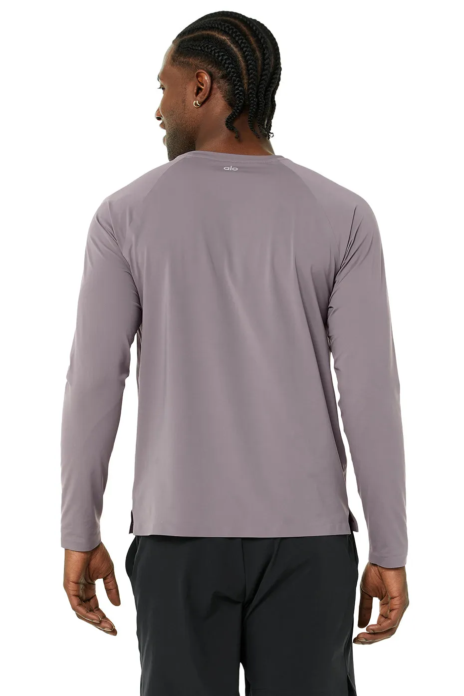 Idol Long Sleeve Performance Tee - Purple Dusk