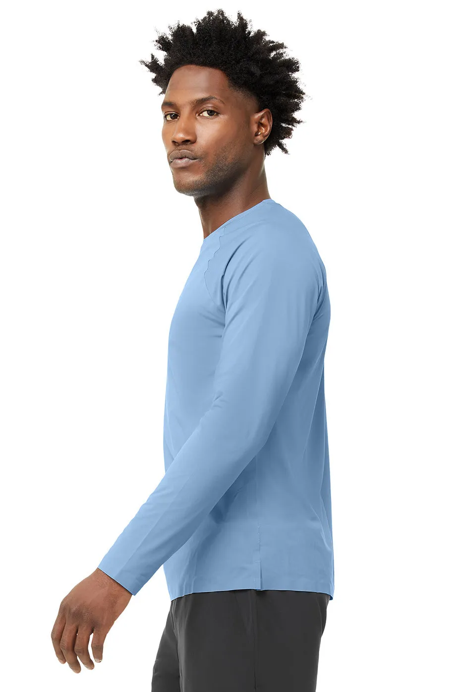 Idol Long Sleeve Performance Tee - Toluca Blue