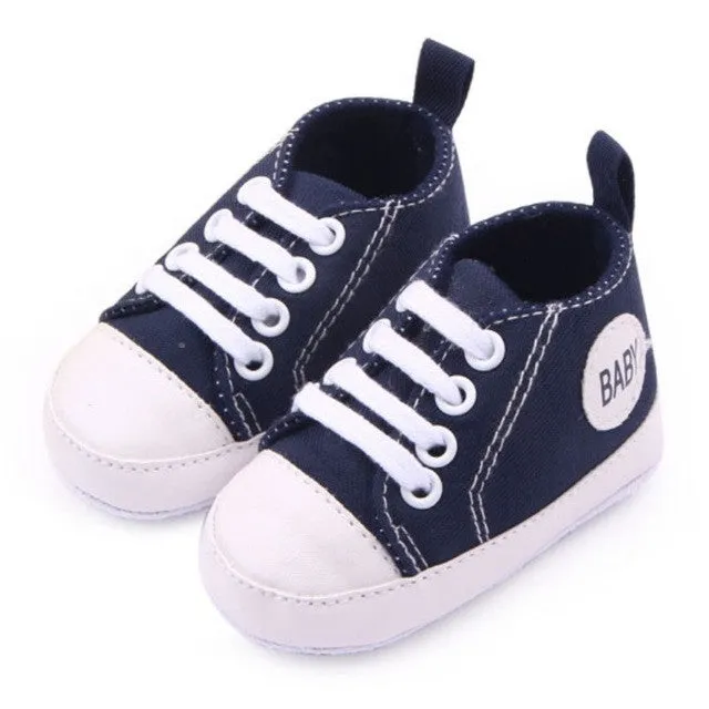 Infant Toddler Sneakers Baby Boys Girls Soft Sole Crib Shoes to 0-18Months G39