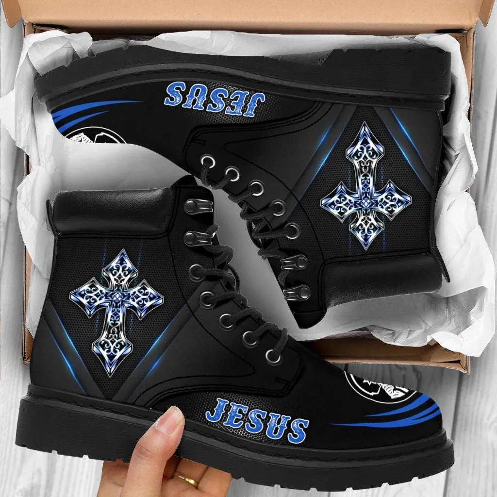 Jesus Leather Boots - Christian Shoes For Men And Women