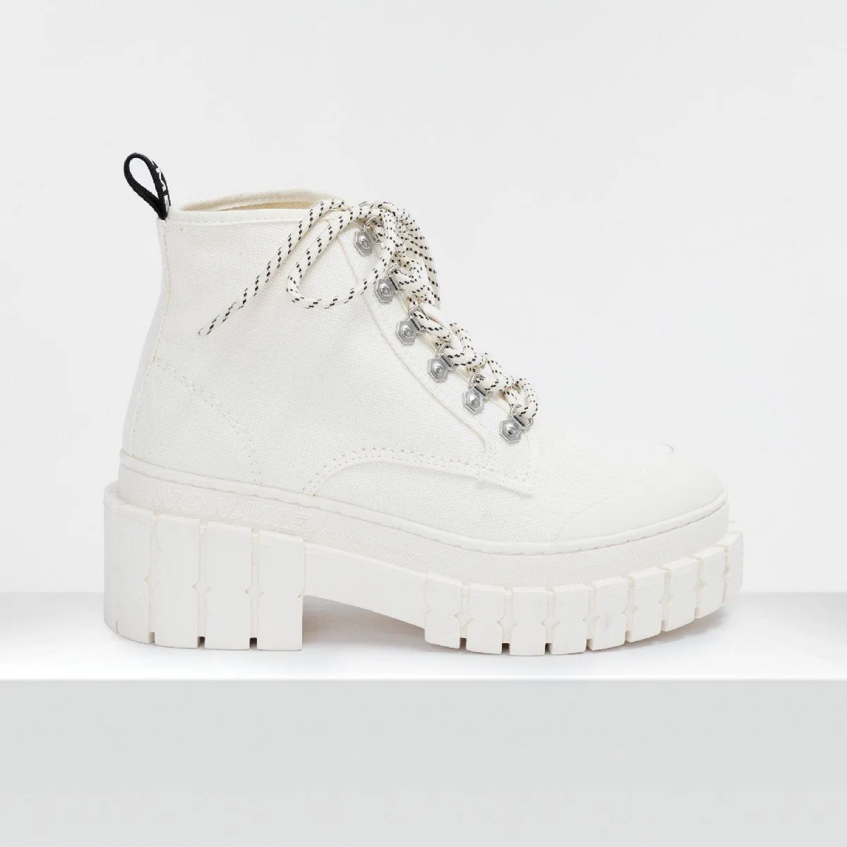 Kross Canvas Ivory Low Boots