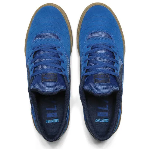 Lakai Cambridge Skate Shoe - Blue/Gum Suede