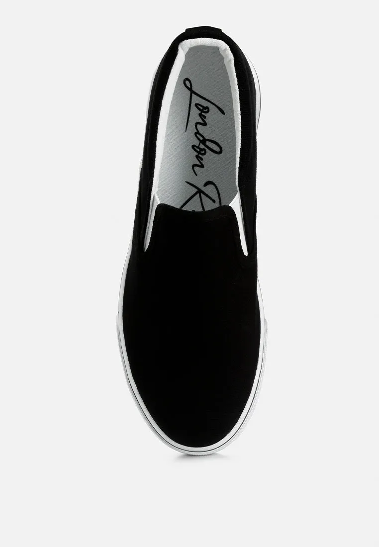 Laszlo Canvas Slip On Sneakers