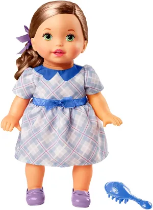 Little Mommy Sweet As Me Plaid Dress Doll with Hairbrush