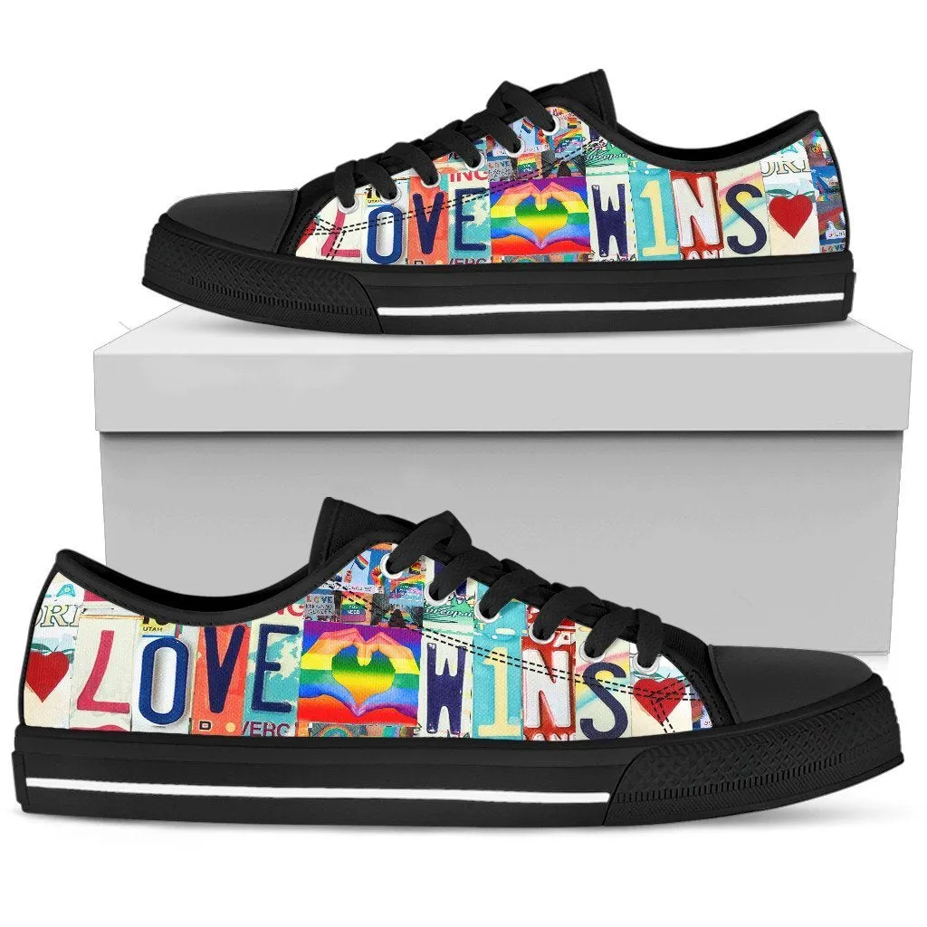 Love Wins Low Top Shoes