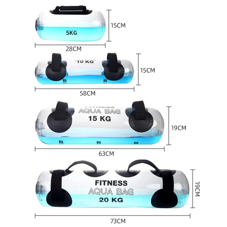 LS-SD2 Weighted Fitness Water Bag Physical Fitness Equipment, Specification: 58x15cm 10kg