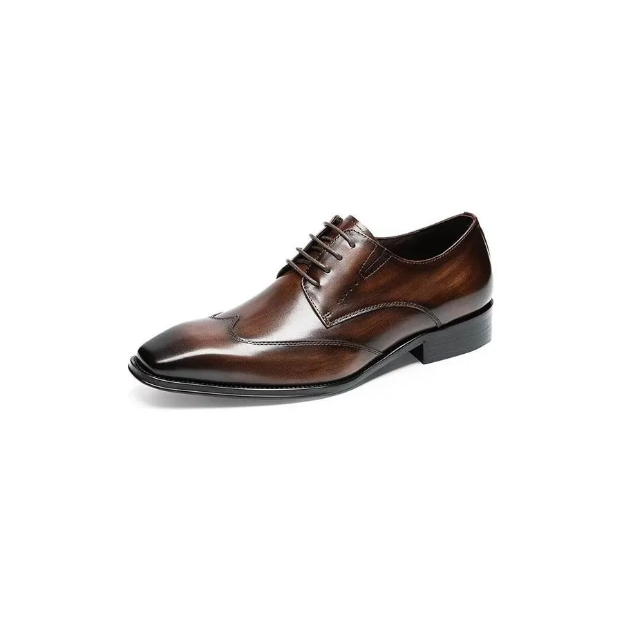 LuxeLeather Classy Derby Shoes