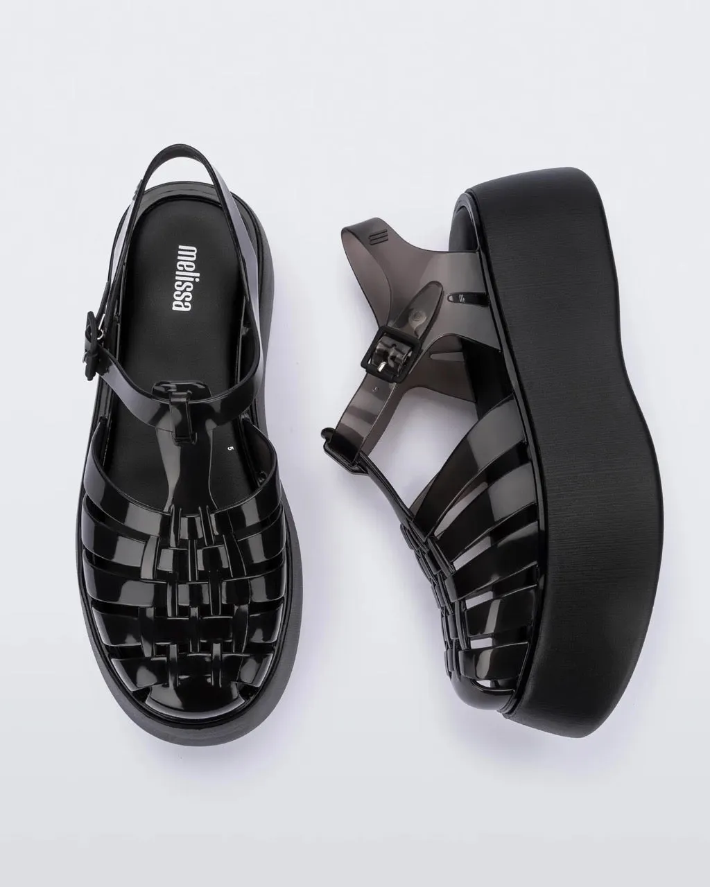 Melissa Possession Plato Sandals Black