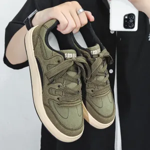 Men Fashion Canvas Flat Casual Sneakers