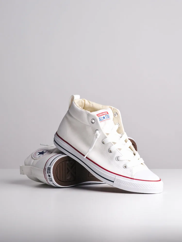 MENS CONVERSE STREET MID TOP CANVAS SNEAKERS - CLEARANCE