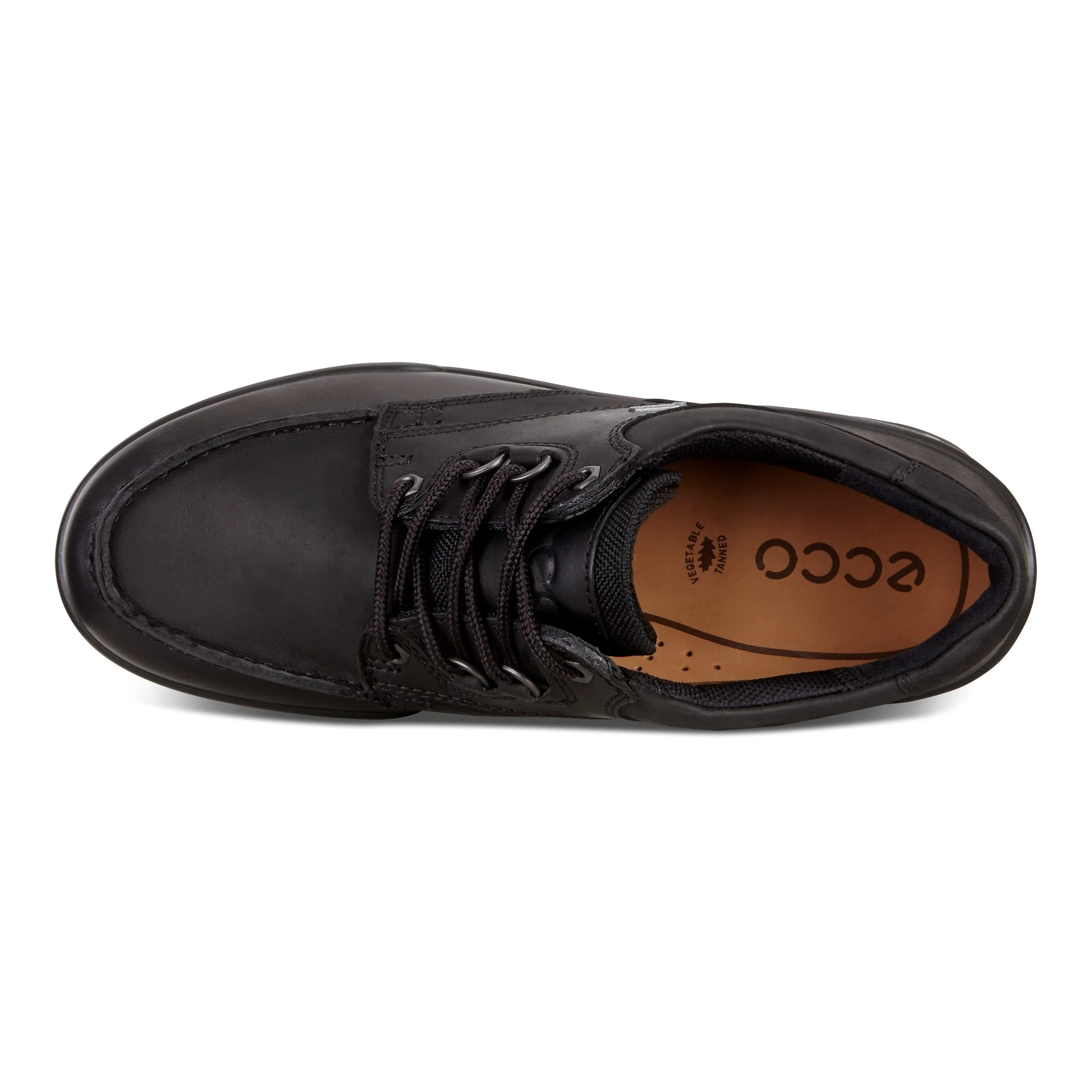 Men's Ecco Track 25 Moc GTX Shoe Color: Black/Black