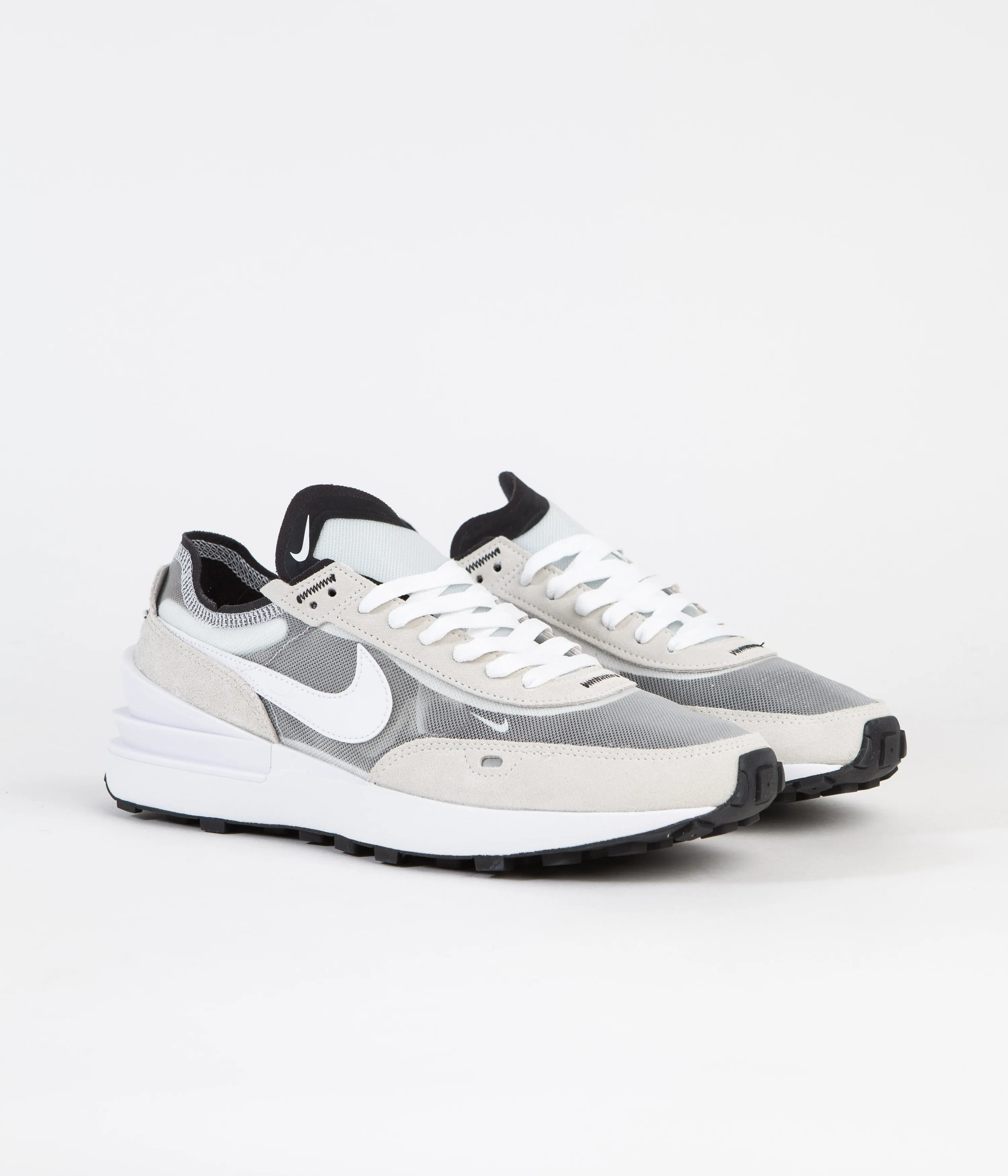 Nike Waffle One Shoes - Summit White / White - Black - Orange