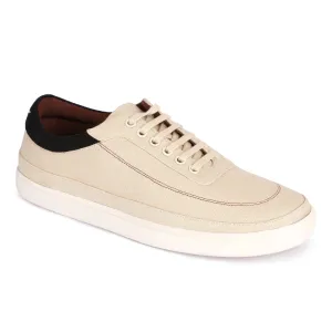 Paaduks Ske Eco-Sole Beige Sneakers for Men