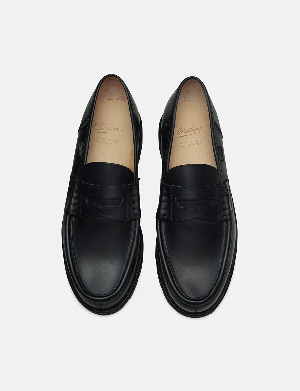 Paraboot Reims Lisse (Smooth Leather) - Black