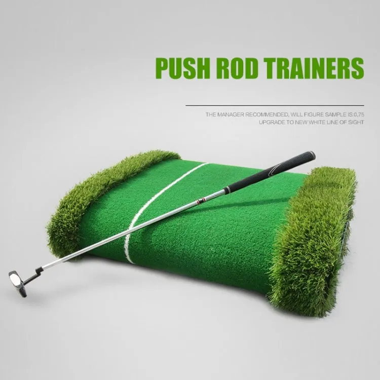 PGM Golf Double Colors Putting Mat Push Rod Trainer, Size: 50x300cm(Green)