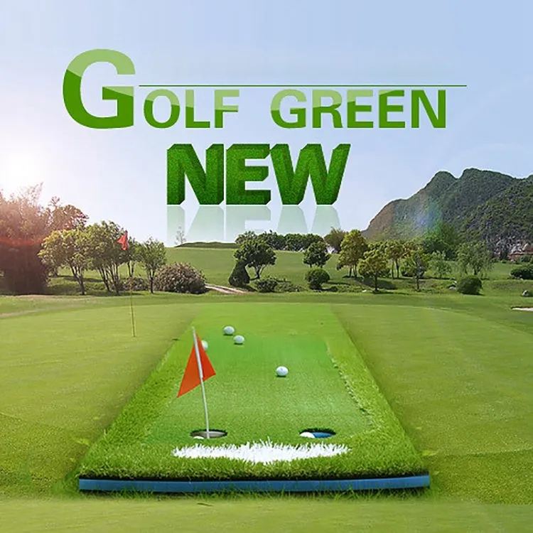 PGM Golf Double Colors Putting Mat Push Rod Trainer, Size: 50x300cm(Green)