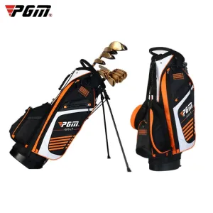 PGM Golf Nylon Lightweight Bag with Holder(Black Orange)