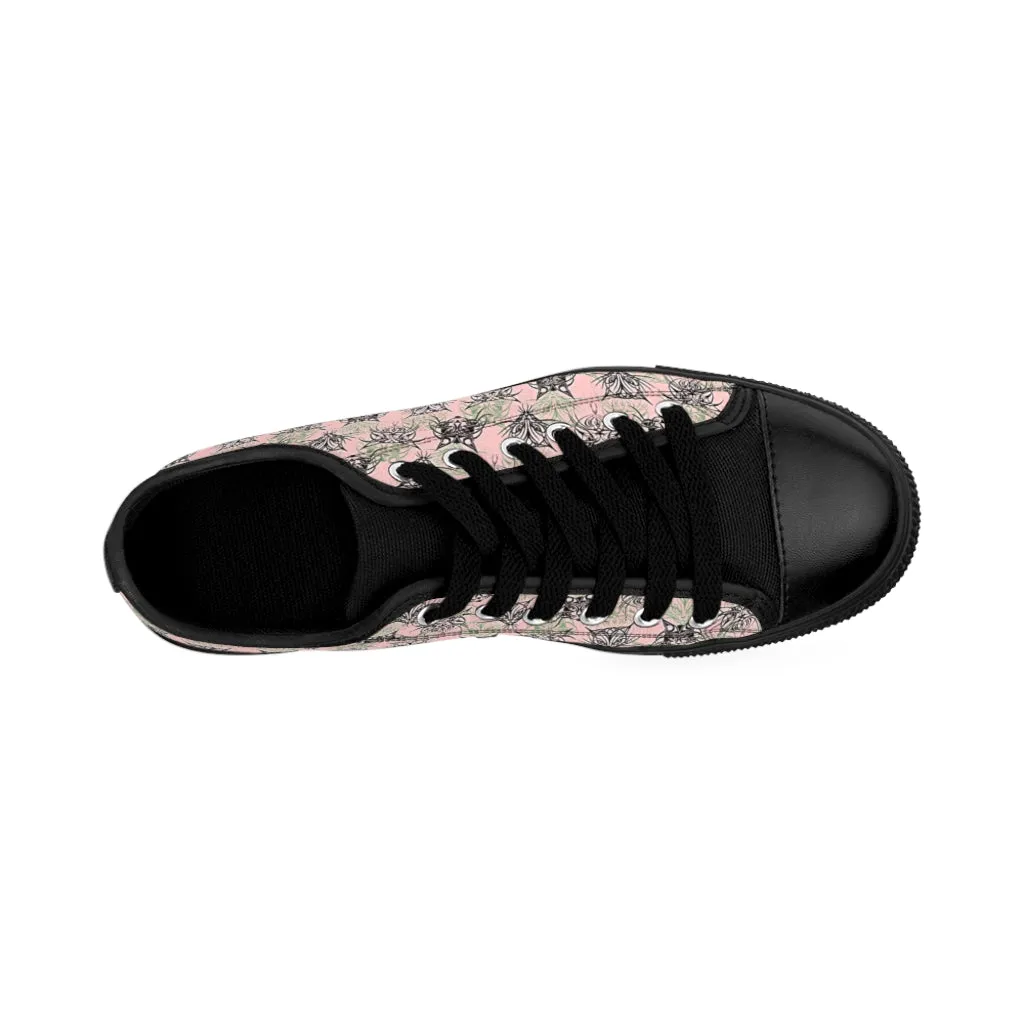 Pink Tribal Cats Women's Sneakers