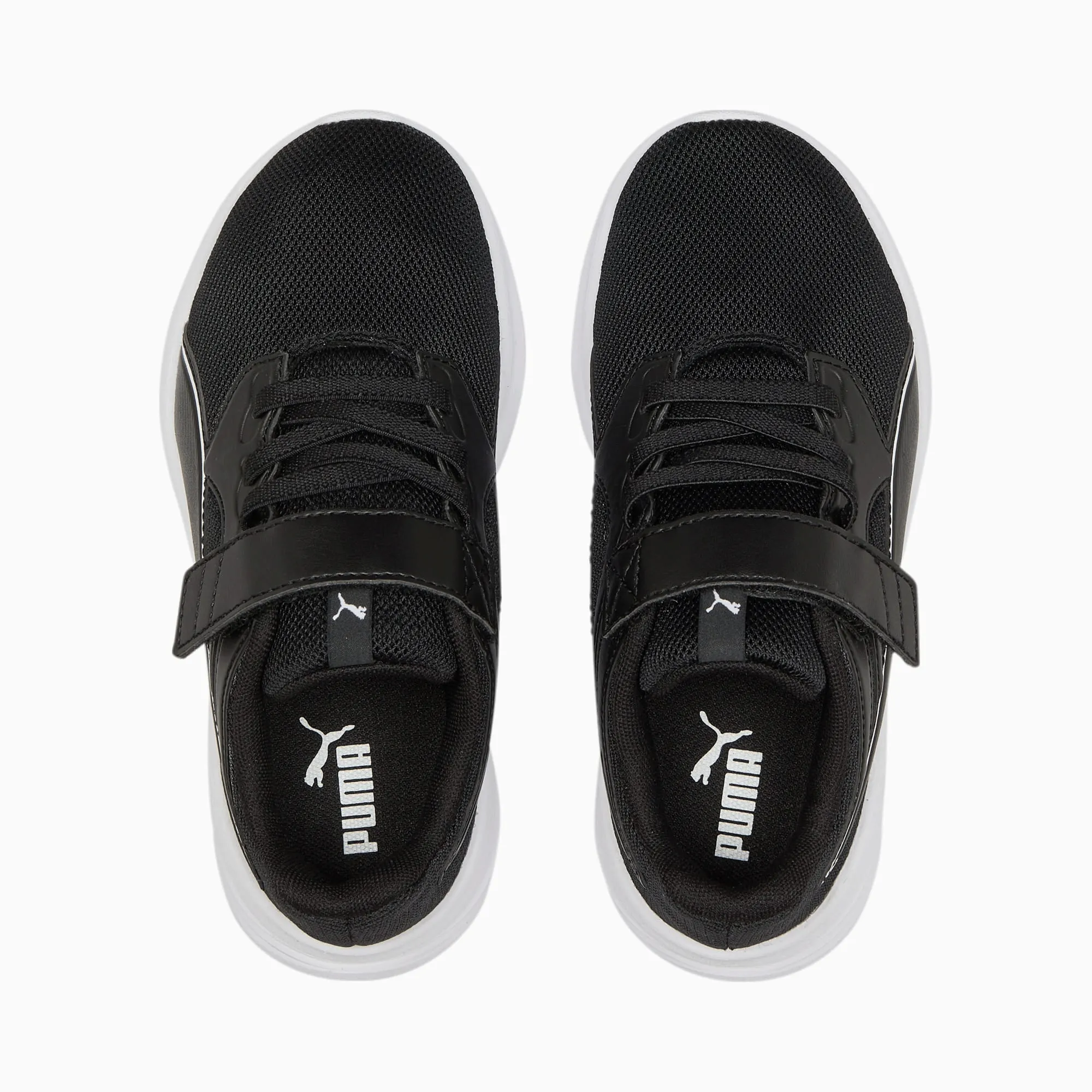 Puma Transport AC PS Trainers - Boys - Black/White