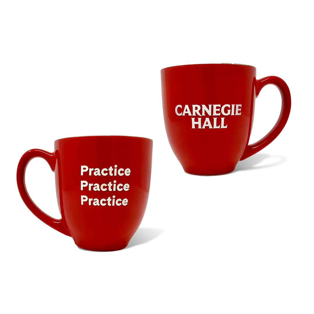 "Practice, Practice, Practice" Bistro Mug