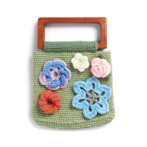 Red Heart Crochet Garden Party Bag