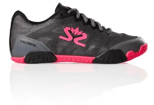 Salming Hawk Women's Shoe, Gunmetal / Pink