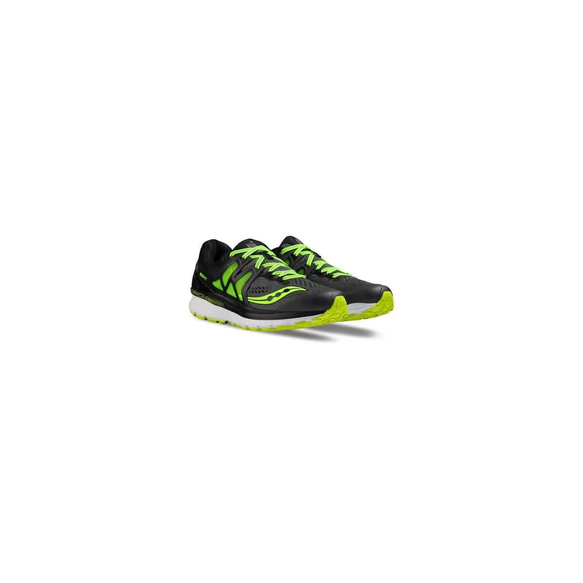 Saucony Hurricane ISO 3 Running Shoes Gray Green