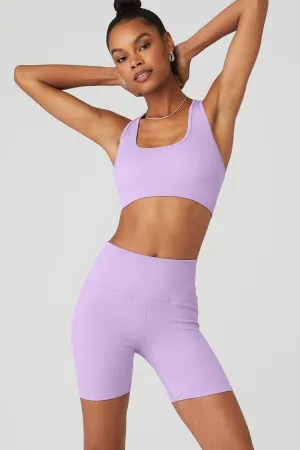 Seamless Ribbed Bra - Violet Skies