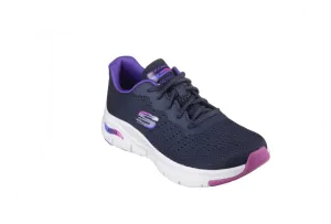 SKECHERS Arch Fit Infinity Cool Shoe - Navy/Purple - Womens