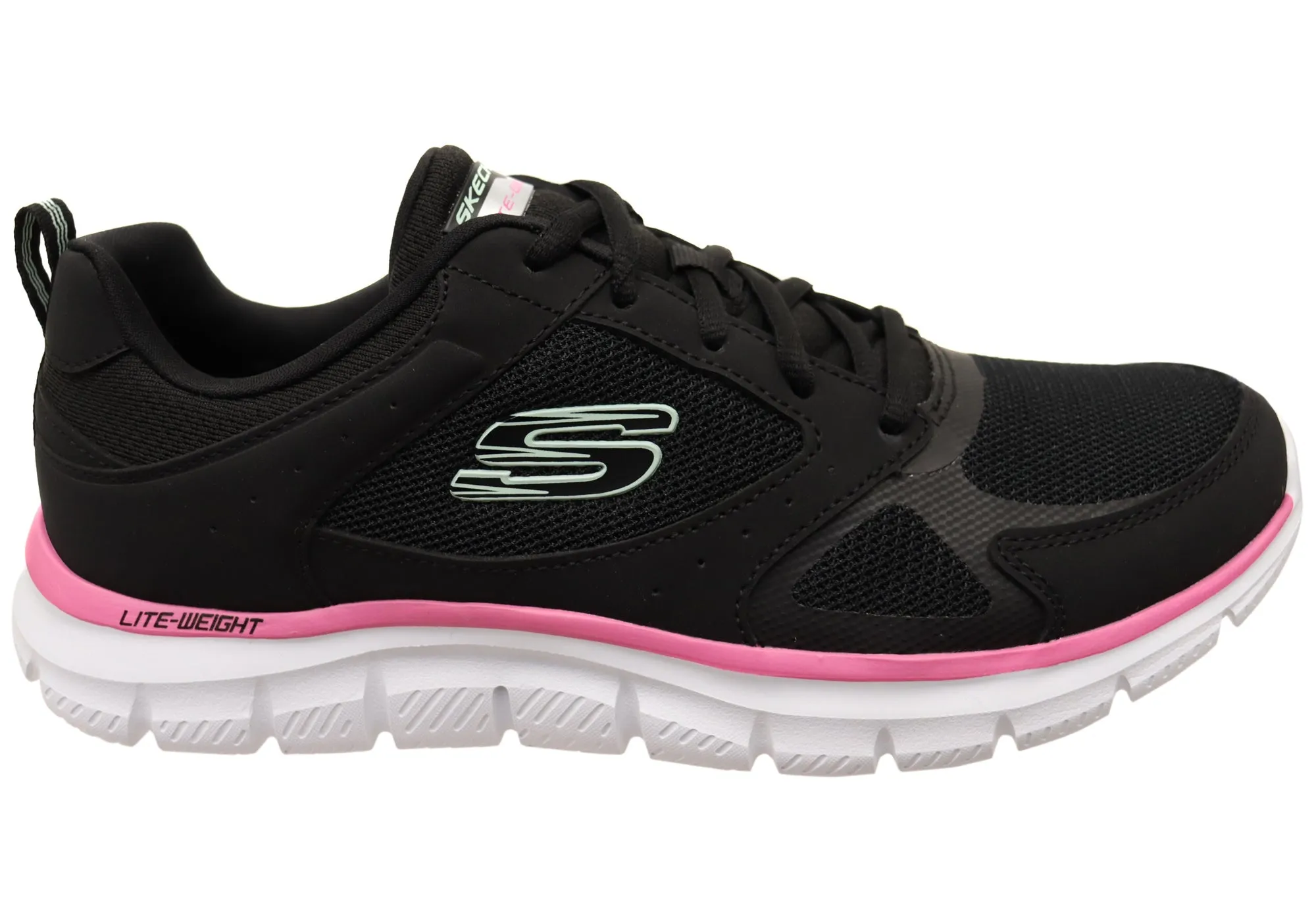 Skechers Womens Track Grand Scene Comfortable Memory Foam Shoes