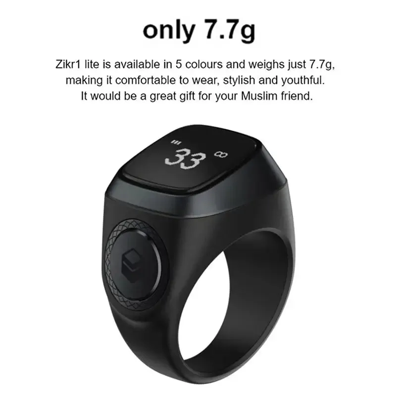 Smart Bluetooth Tasbih Ring For Muslims