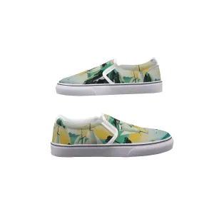 So#23 Men's Slip On Sneakers, abstract, print