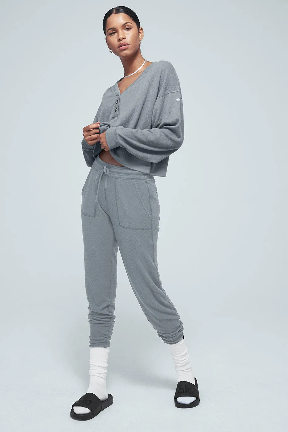 Soho Sweatpant - Steel Blue