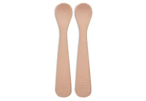 Spoon Silicone - Pale Pink - 2 Pack