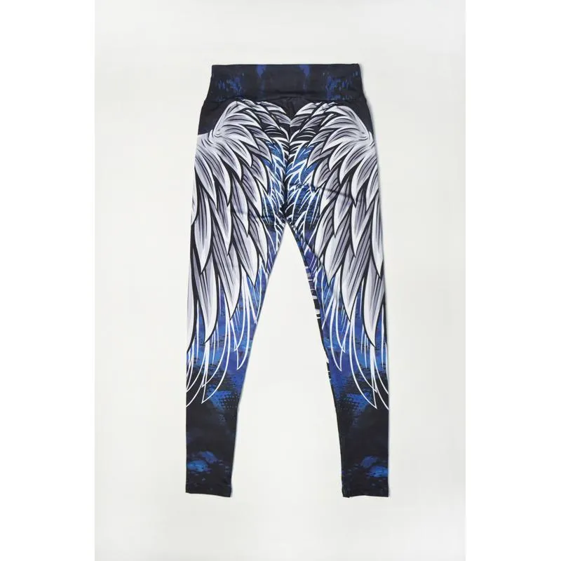 Sports Feather Elasticity Yoga Fitness Sports Leggings