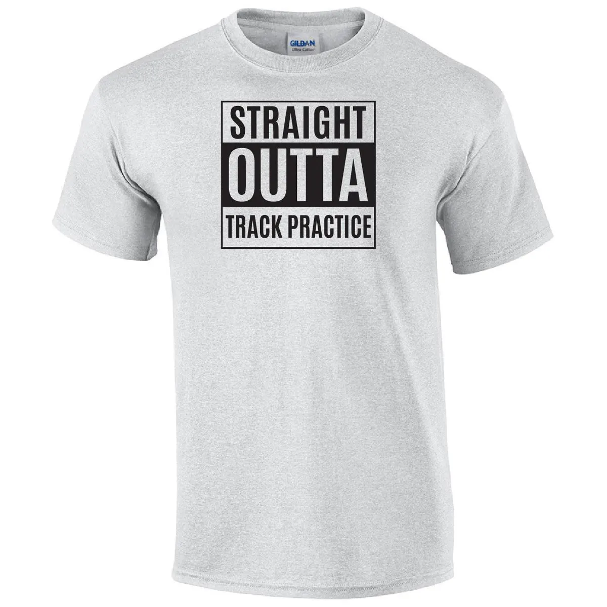 Straight Outta Track Practice Printed Tee