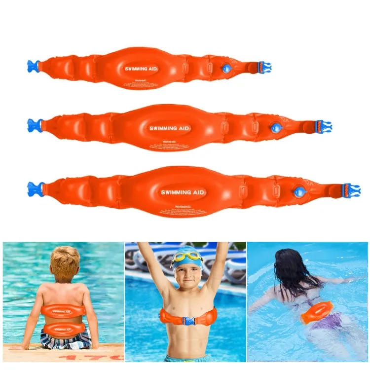 Swimming Auxiliary Belt Inflatable High Buoyancy Floaties for Swim Learning Beginners, Size: 3 In 1 Kit