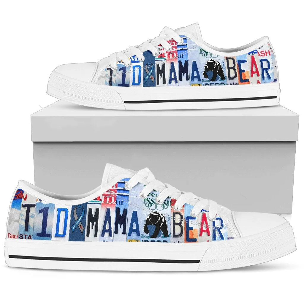 T1D Mama Bear Low Top Shoes