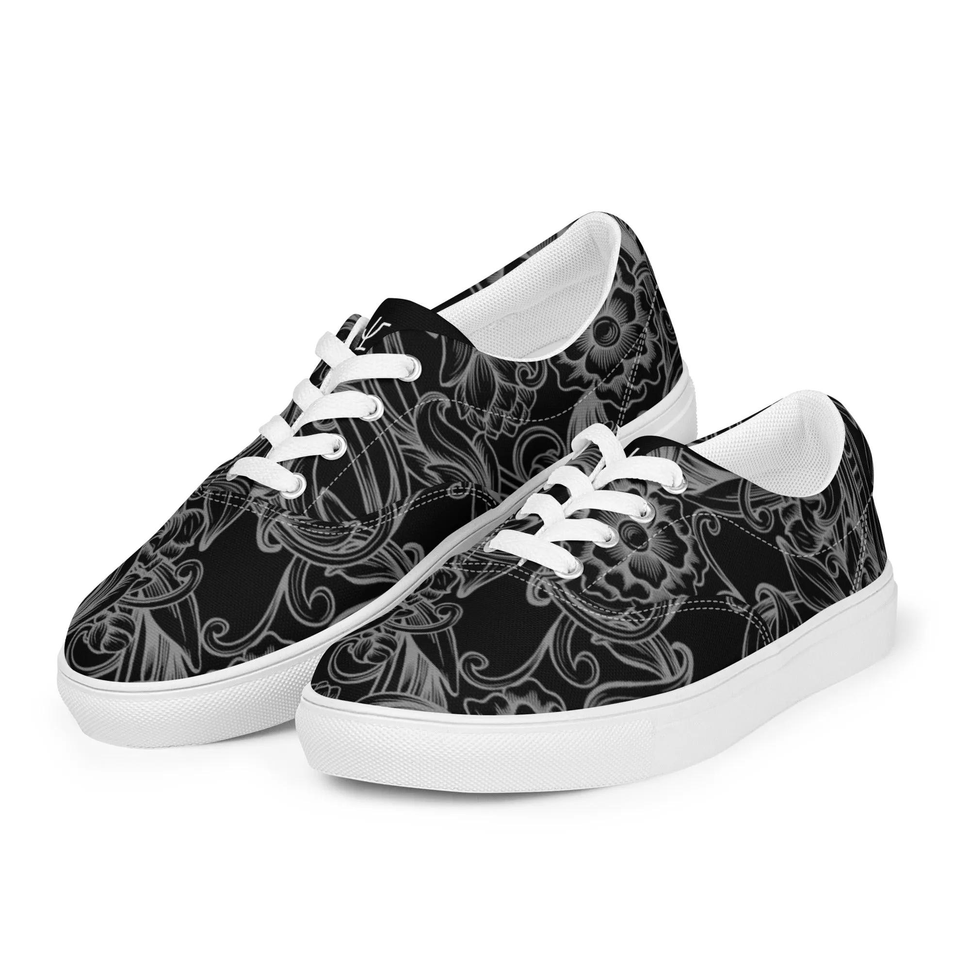 TCB Black Tooled lace up shoes