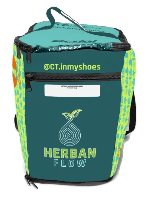 Team Herban Flow 2023 TRIATHLON SPECIFIC RaceDay Bag