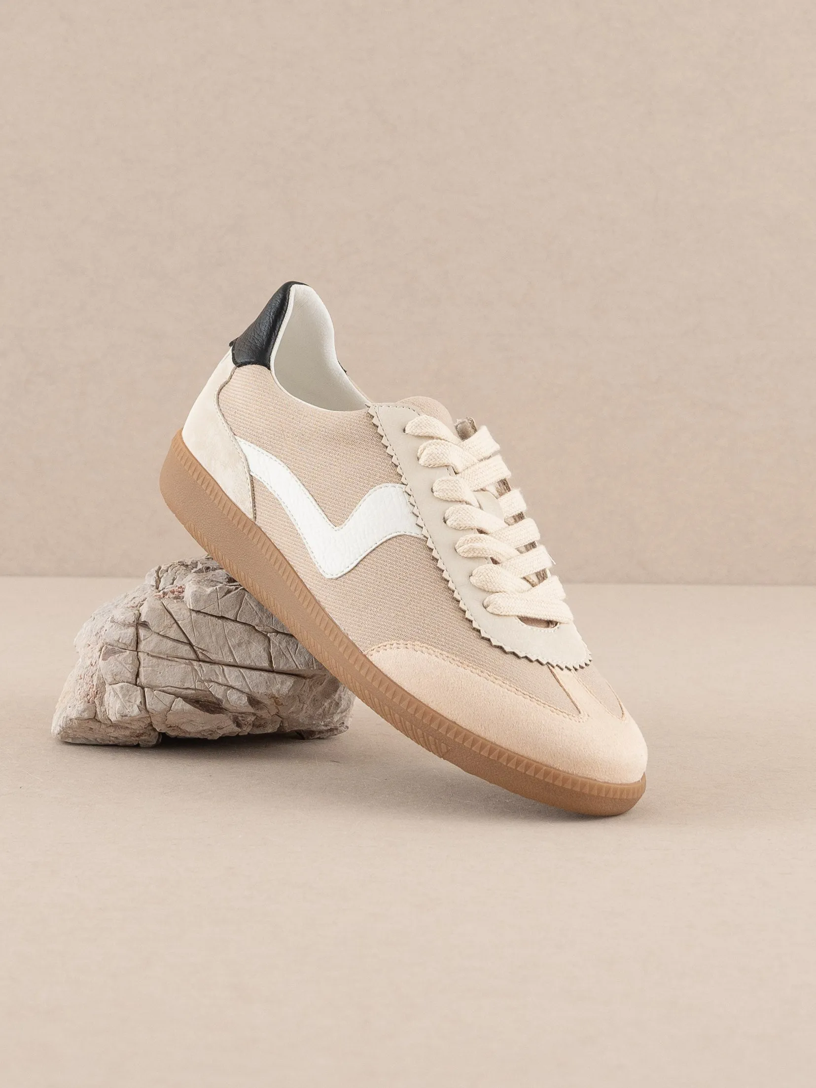 The Kyla | Almond Classic Low Top Sneakers