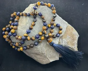 Tigers Eye Mala- 108 beads